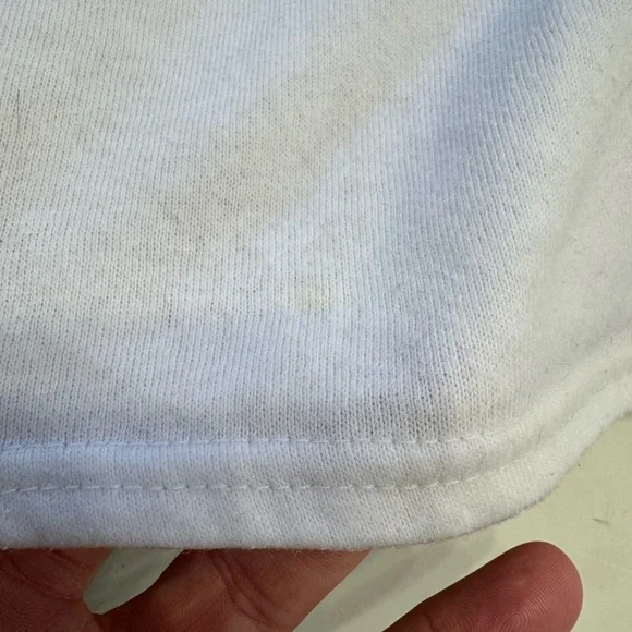 Vans Off The Wall Sz XS Purple White Cropped Hoodie Hooded Sweatshirt *See photo - Picture 5 of 8